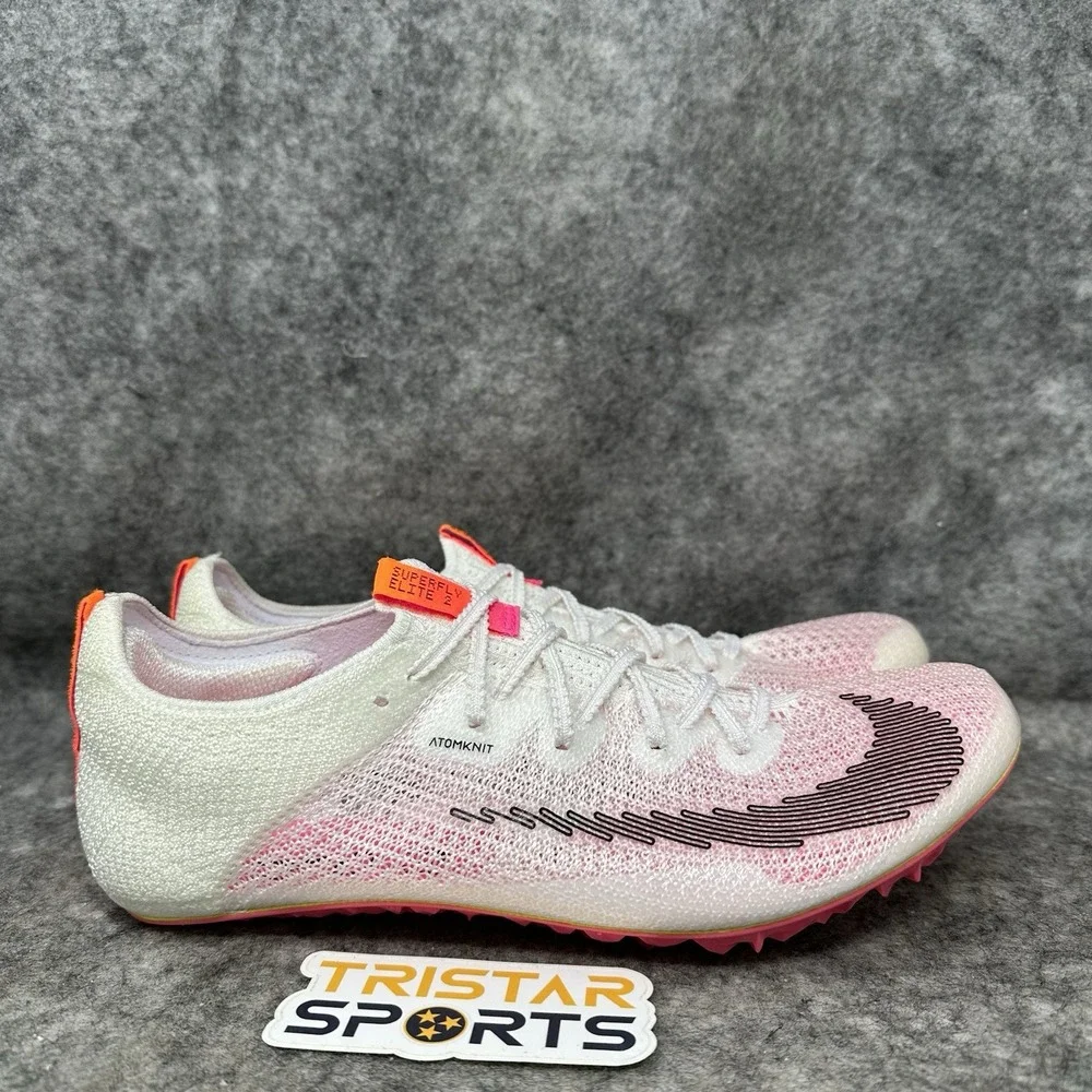 Nike Zoom Superfly Elite 2 Track Spikes Mens Size 13 Rawdacious Pink White Black